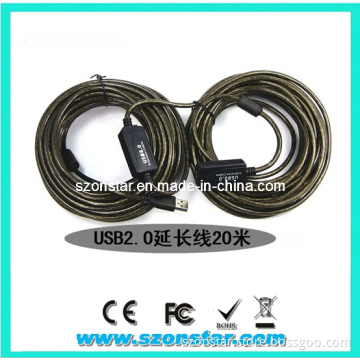 USB Active Repeater Extension Cable 20m with Booster